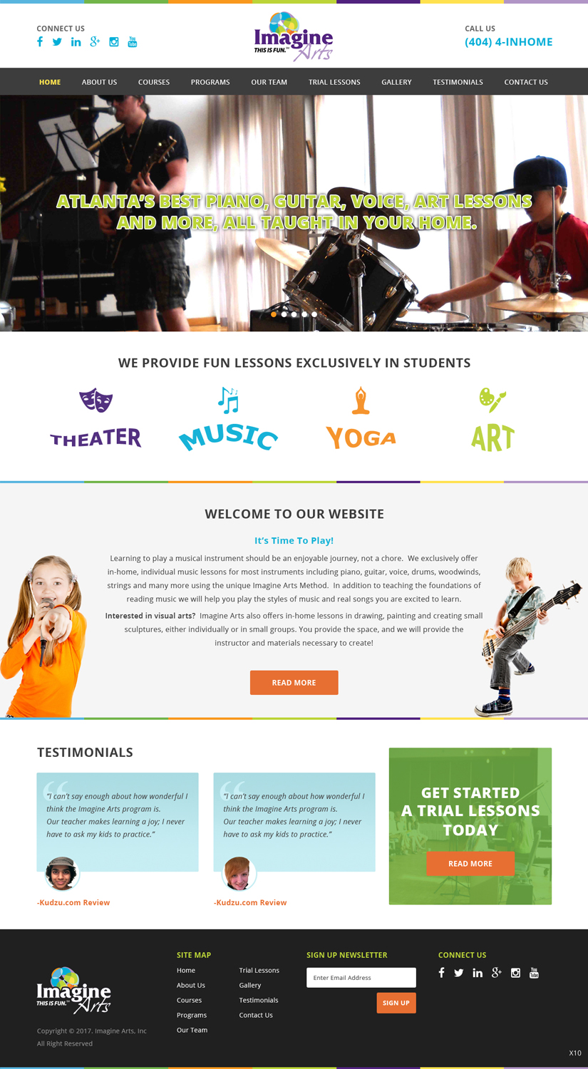 Diseño Web por pb para Imagine Arts, Inc. | Diseño #13627834