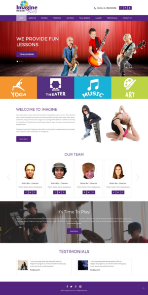 Diseño Web por pb para Imagine Arts, Inc. | Diseño: #13627835