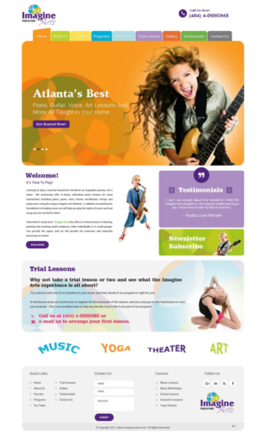 Diseño Web por pb para Imagine Arts, Inc. | Diseño: #13627836