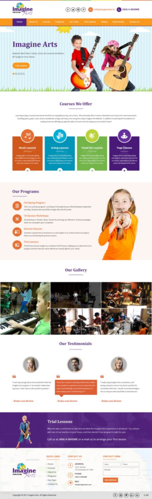 Diseño Web por pb para Imagine Arts, Inc. | Diseño: #13627837