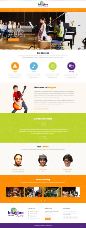 Diseño Web por pb para Imagine Arts, Inc. | Diseño: #13627855