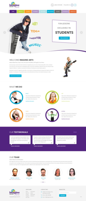 Diseño Web por pb para Imagine Arts, Inc. | Diseño: #13627888