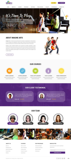 Diseño Web por pb para Imagine Arts, Inc. | Diseño: #13627889