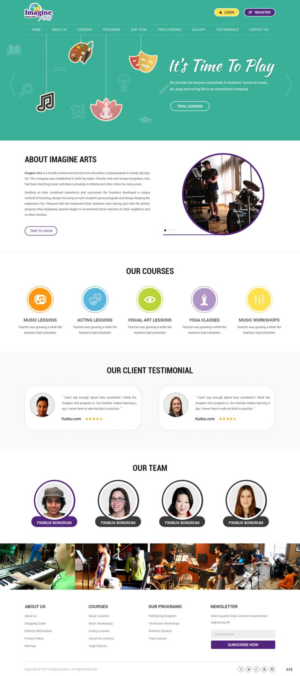 Diseño Web por pb para Imagine Arts, Inc. | Diseño: #13627891