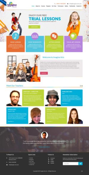 Diseño Web por pb para Imagine Arts, Inc. | Diseño: #13627892