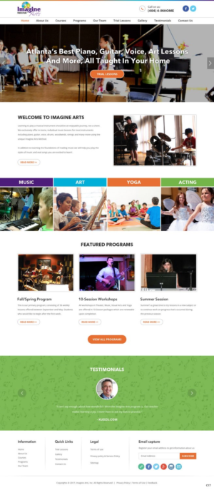 Diseño Web por pb para Imagine Arts, Inc. | Diseño: #13627898