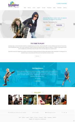 Diseño Web por pb para Imagine Arts, Inc. | Diseño: #13627899