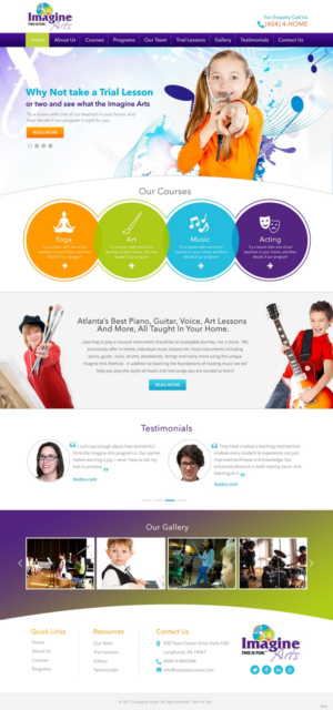 Diseño Web por pb para Imagine Arts, Inc. | Diseño: #13627900