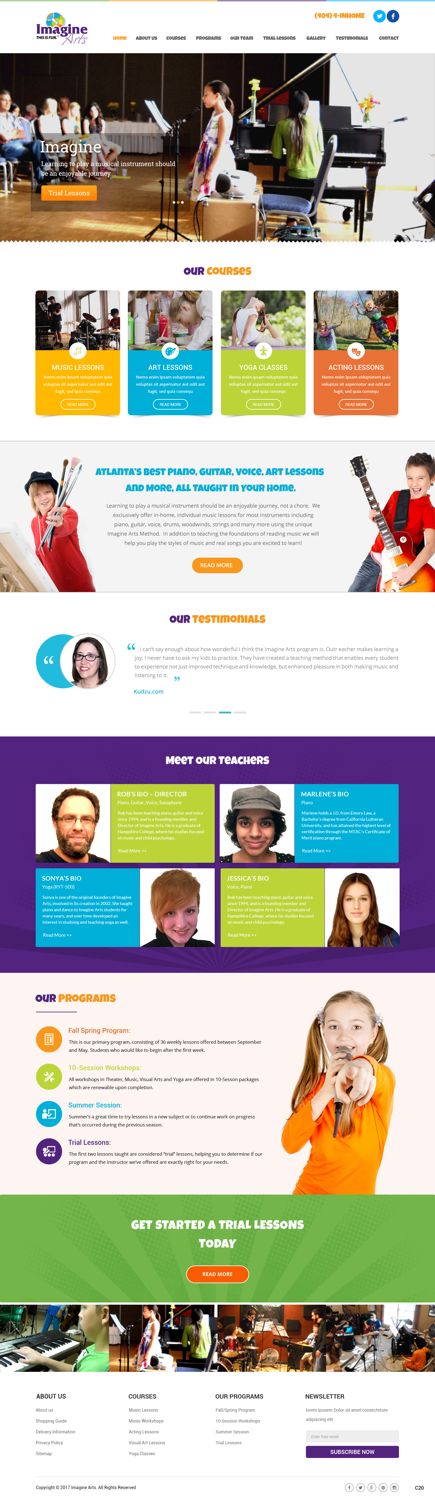 Diseño Web por pb para Imagine Arts, Inc. | Diseño: #13924574