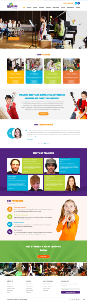 Diseño Web por pb para Imagine Arts, Inc. | Diseño: #13924574