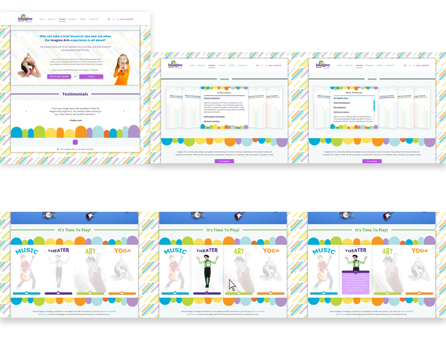 Diseño Web por Orhon.ao para Imagine Arts, Inc. | Diseño #13672060