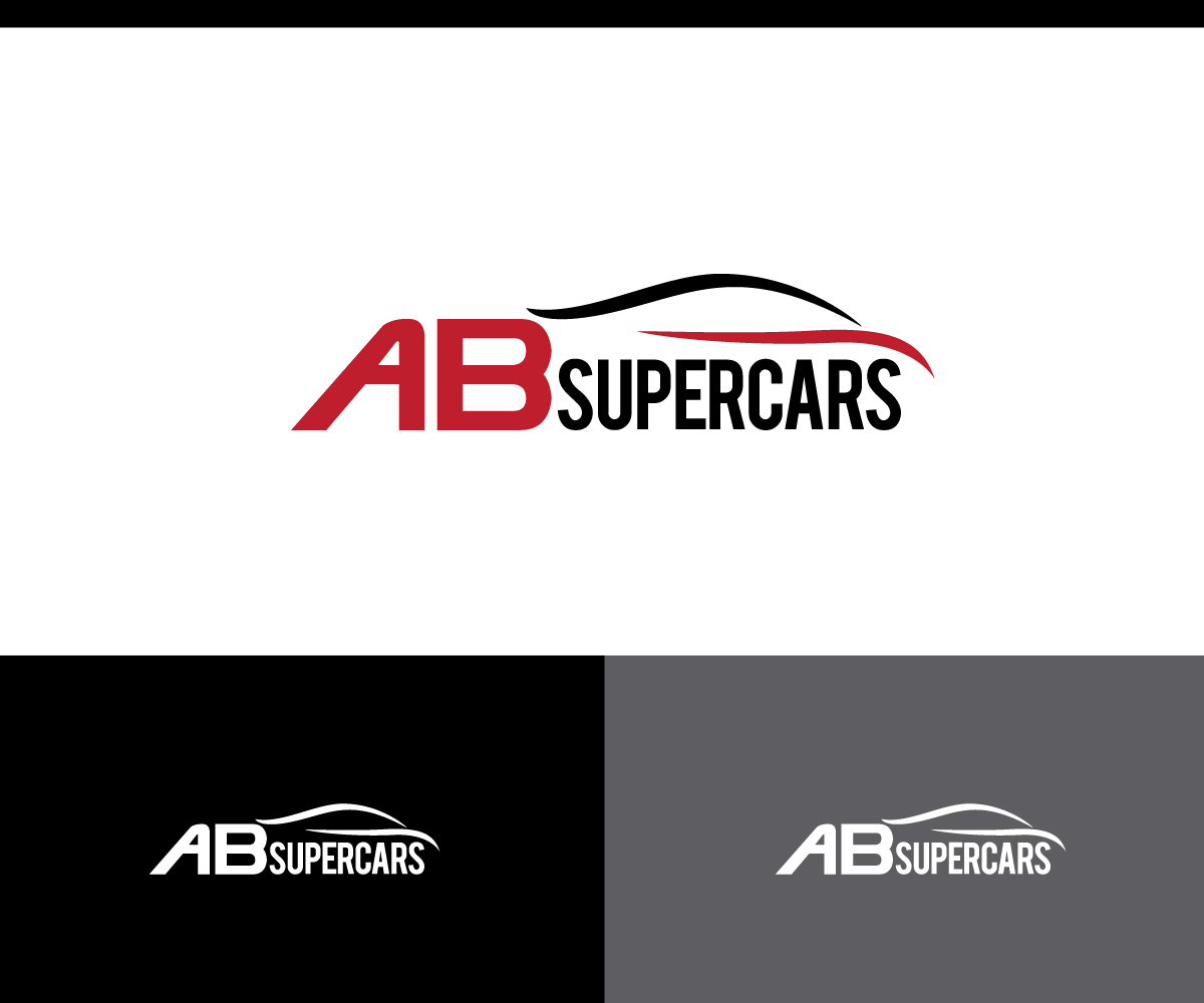 Logo Design by webeezine for AB Supercars | Design #13632976