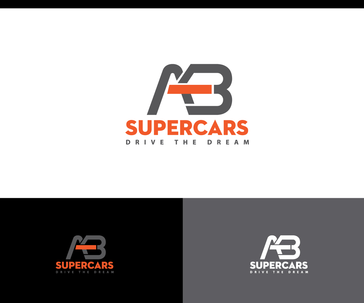 Logo Design by webeezine for AB Supercars | Design #13632977