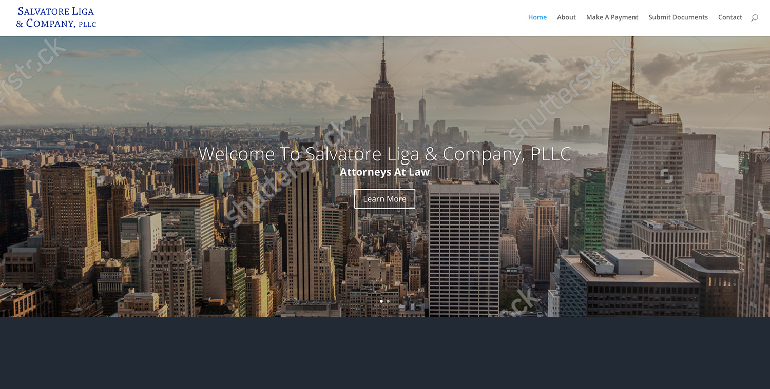 Web Design by MOATAZ AZAB for Salvatore J. Liga, Esq. | Design #13664142