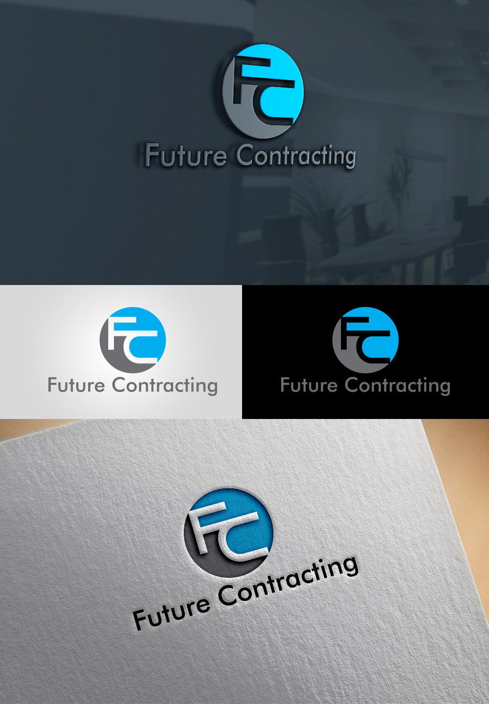 Logo Design by supercreative for Future Contracting, L.L.C. | Design #13612995