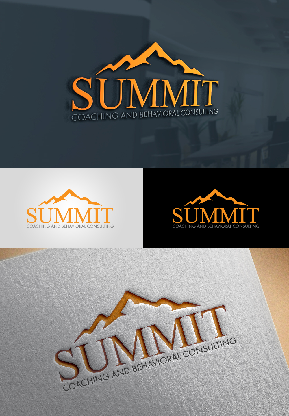 Logo-Design von M. kumari für Summit Coaching and Behavioral Consulting | Design: #13640723