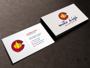 Visitenkarten-Design von Creations Box 2015 für Mile High Gourmet Garlic,LLC | Design: #13654740