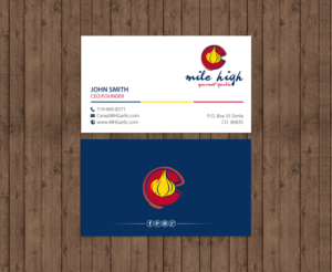 Business Card Design by chandrayaan.creative for Mile High Gourmet Garlic,LLC | Design: #13659862
