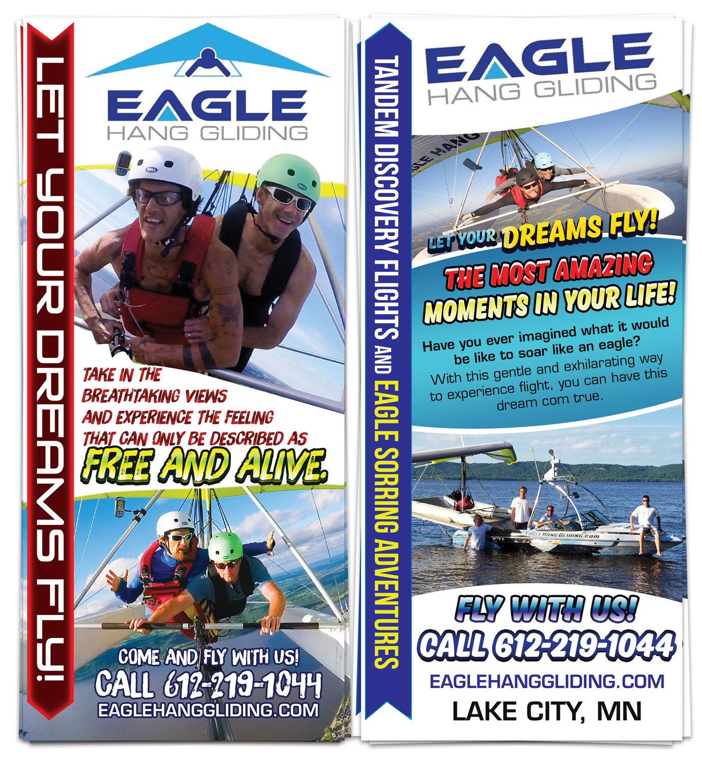 Flyer Design by UrbainFX for Eagle Hang Gliding | Design #13622073