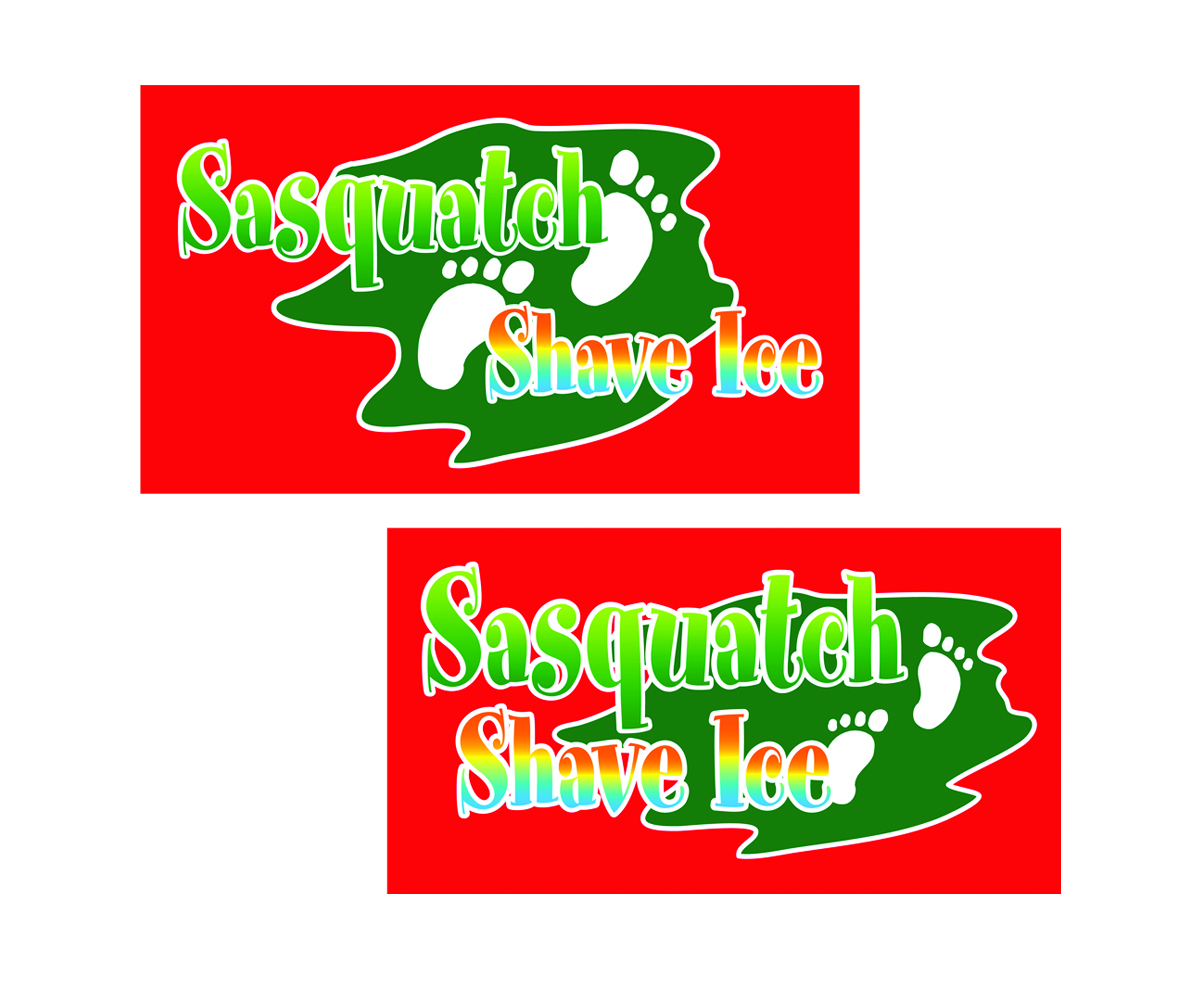 Logo Design by Hot Rod for Sasquatch Shave Ice | Design #13644179