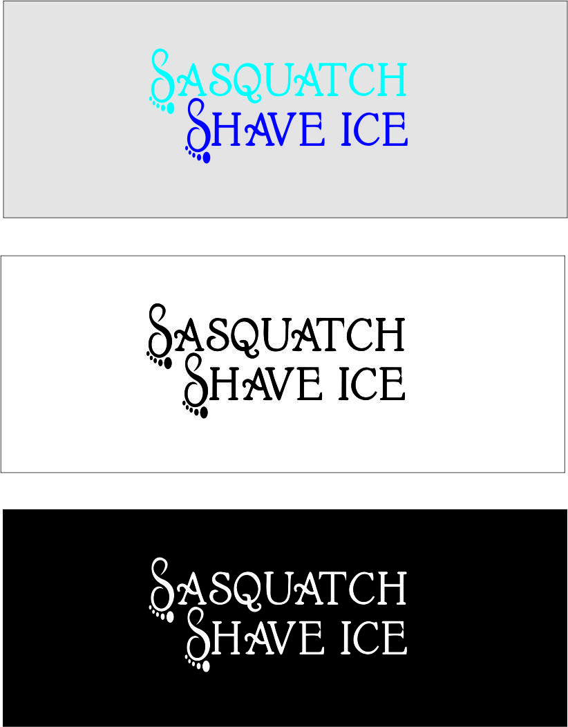 Logo-Design von kunthink7 für Sasquatch Shave Ice | Design #13739775