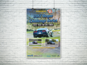 Rogue Challenge Series 2017 schedule poster | Poster Design by Lesaba Design