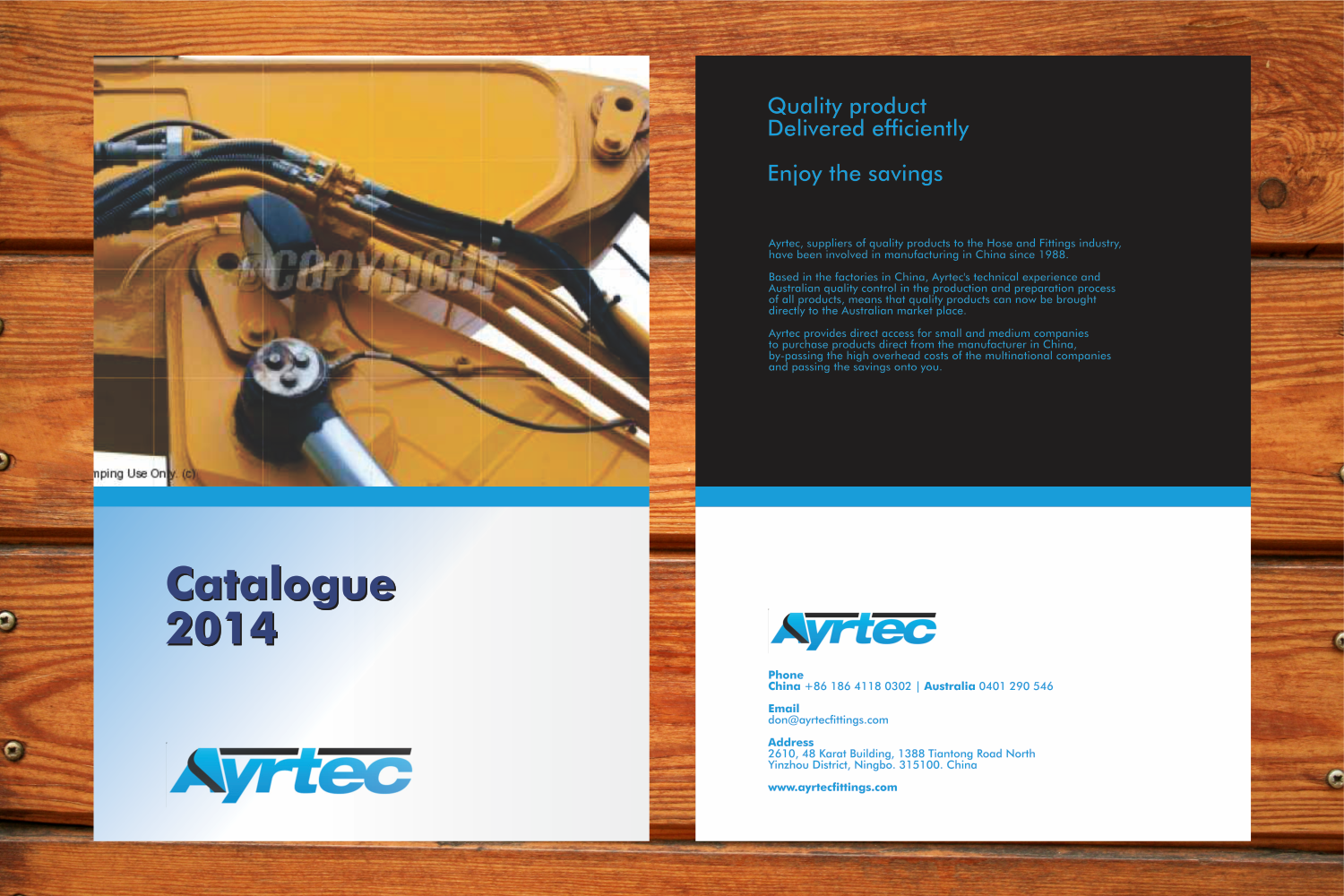 Catalogue Design by barinix for Ayrtec Pty Ltd | Design #2544444