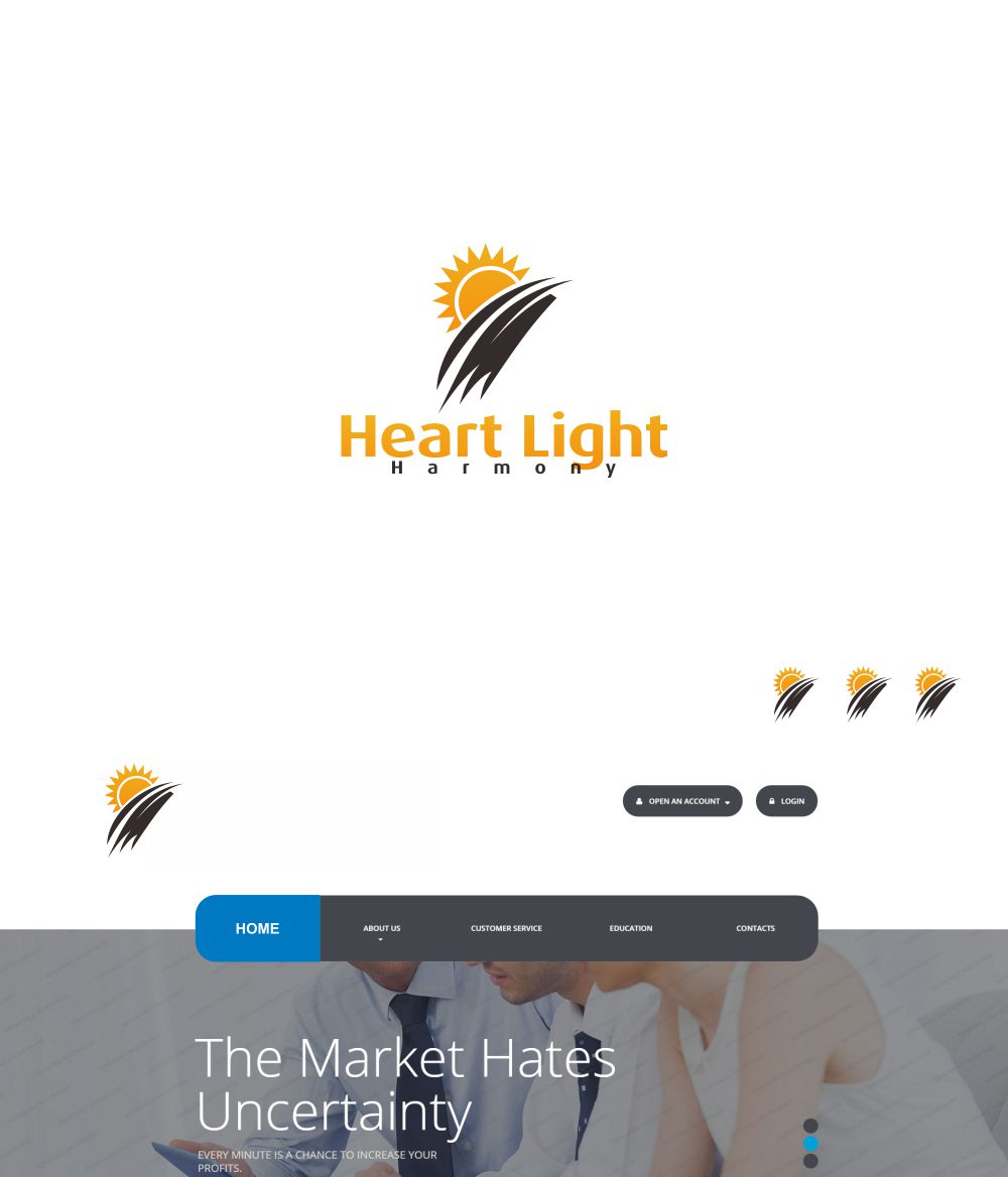 Diseño de Logo por Paulsein para Heart Light Harmony | Diseño #13643672