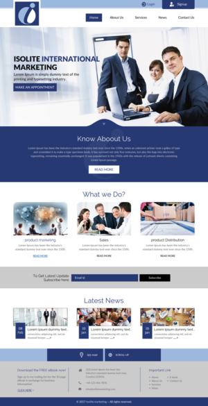 Design Wordpress par rightway pour Isolite Marketing | Design : #13675501