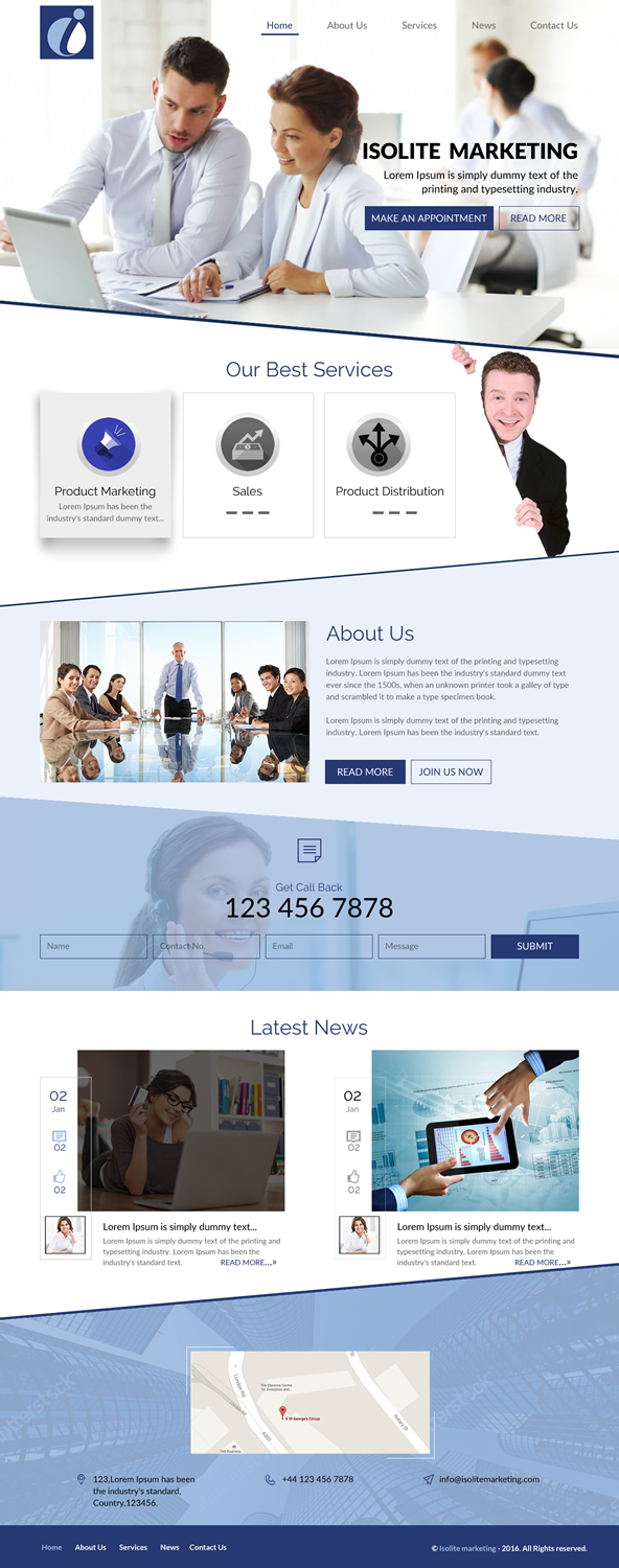 WordPress-Design von rightway für Isolite Marketing | Design #13675503