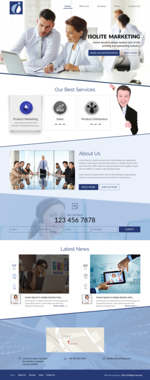 Design Wordpress par rightway pour Isolite Marketing | Design : #13675503