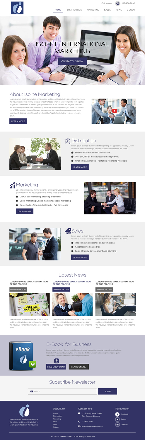 Design Wordpress par rightway pour Isolite Marketing | Design #13675505