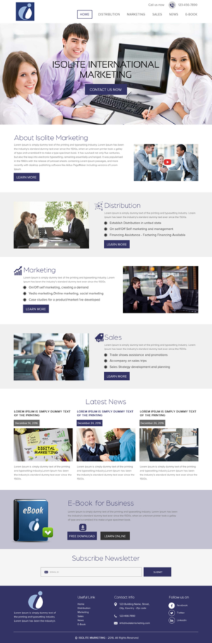 Design Wordpress par rightway pour Isolite Marketing | Design : #13675505