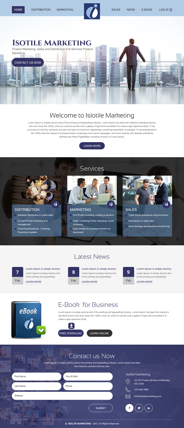 Design Wordpress par rightway pour Isolite Marketing | Design #13675506