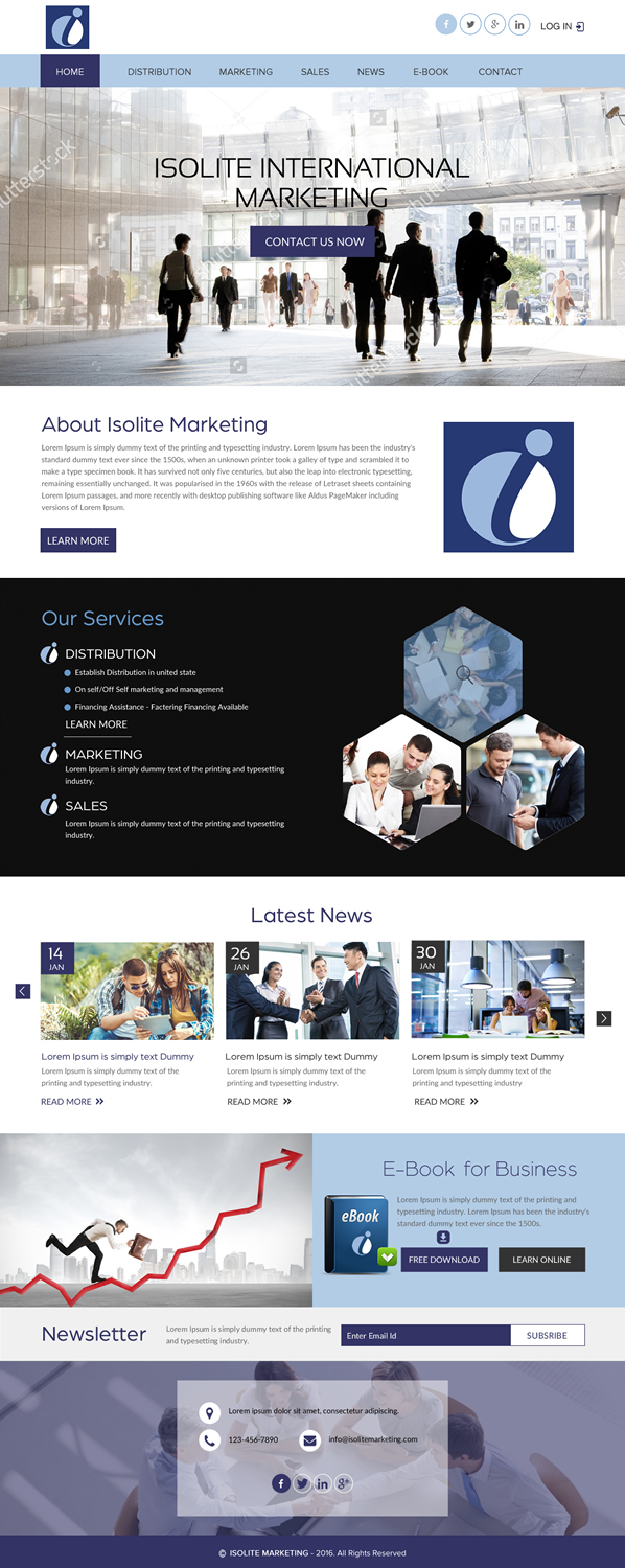 Design Wordpress par rightway pour Isolite Marketing | Design #13675509