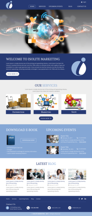 Design Wordpress par rightway pour Isolite Marketing | Design : #13675516