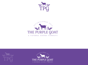 The Purple Goat A Natural Goods Company | Logo-Design von wonderland