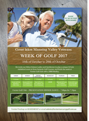 Flyer Design by alex989 for Rob Hurley's Proshop | Design: #13636918