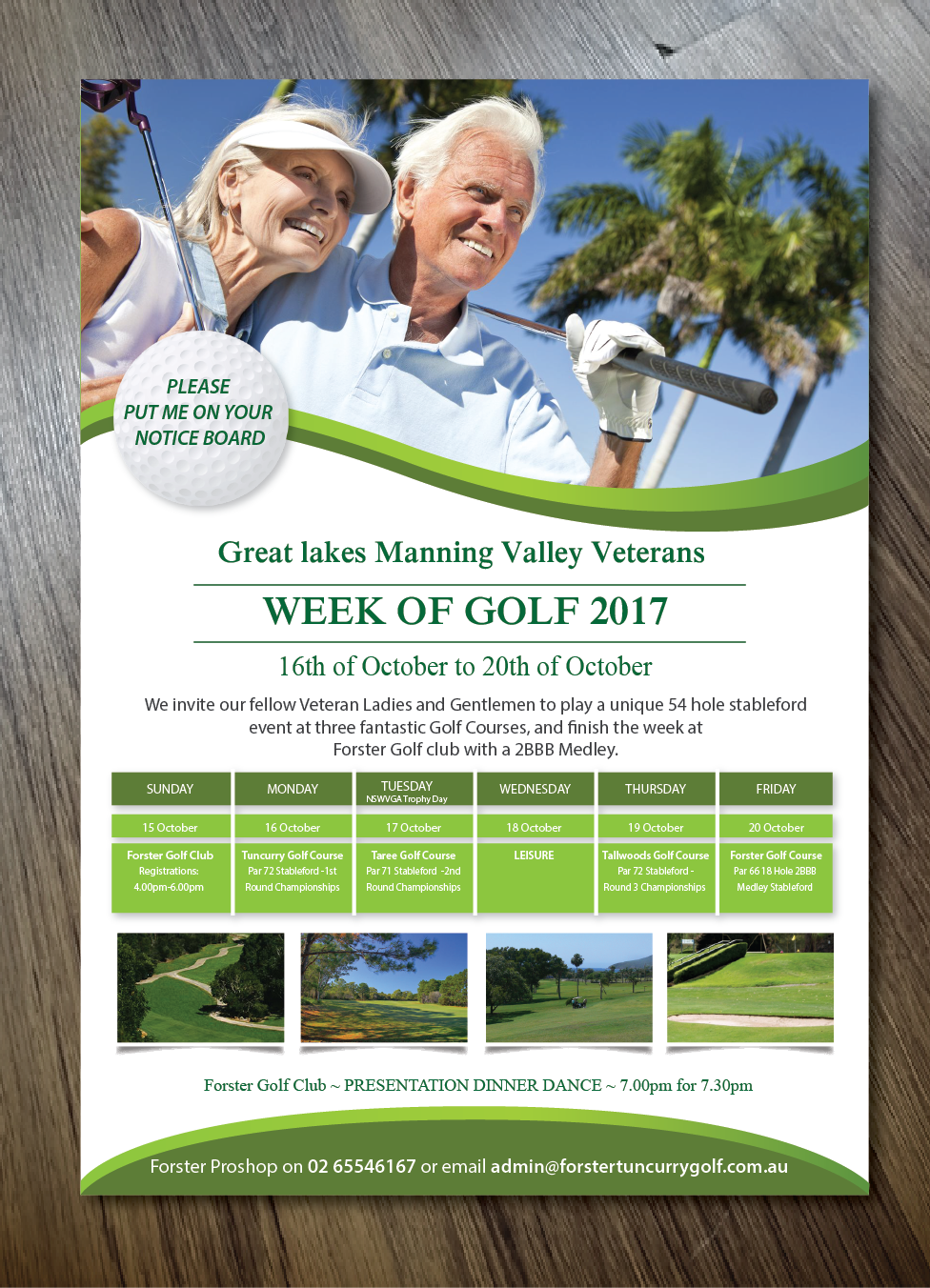 Flyer Design by alex989 for Rob Hurley's Proshop | Design #13638217