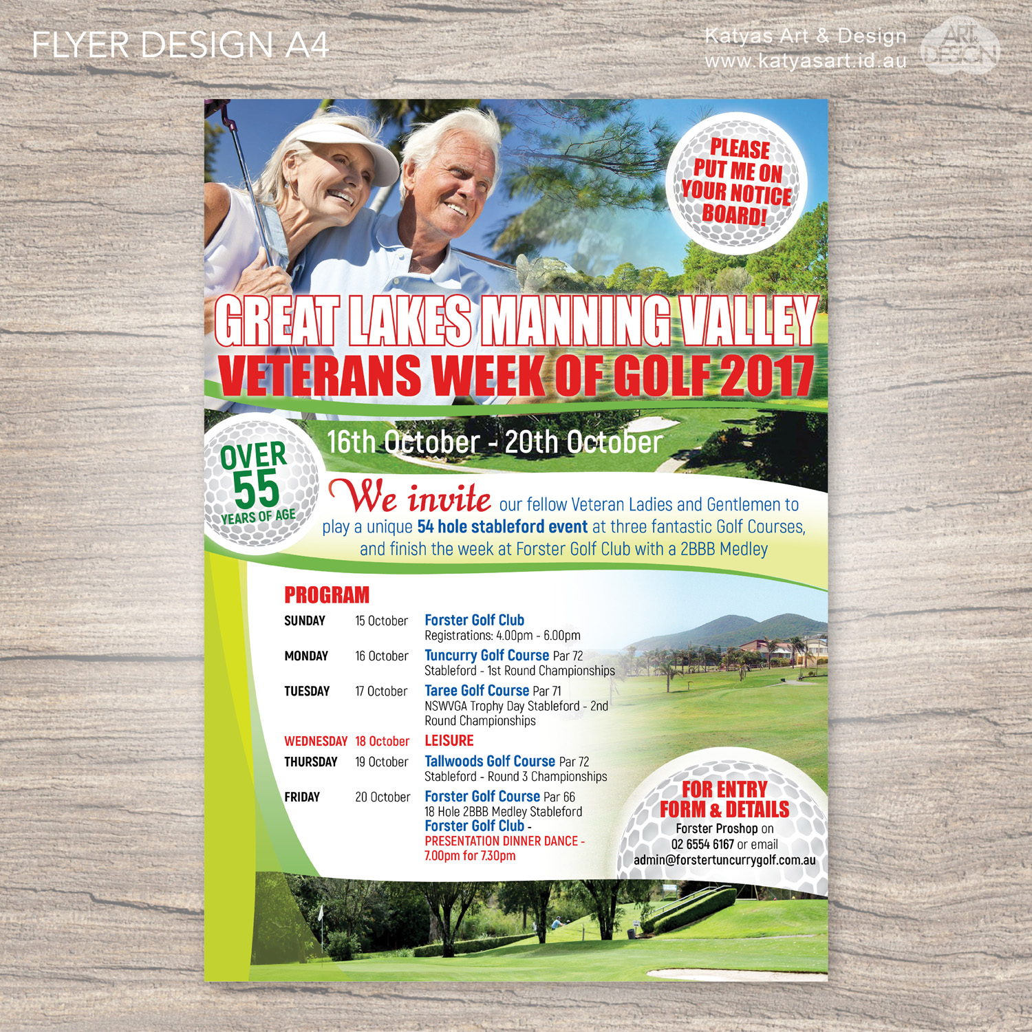 Flyer Design by Katyas Art and Design for Rob Hurley's Proshop | Design: #13618439