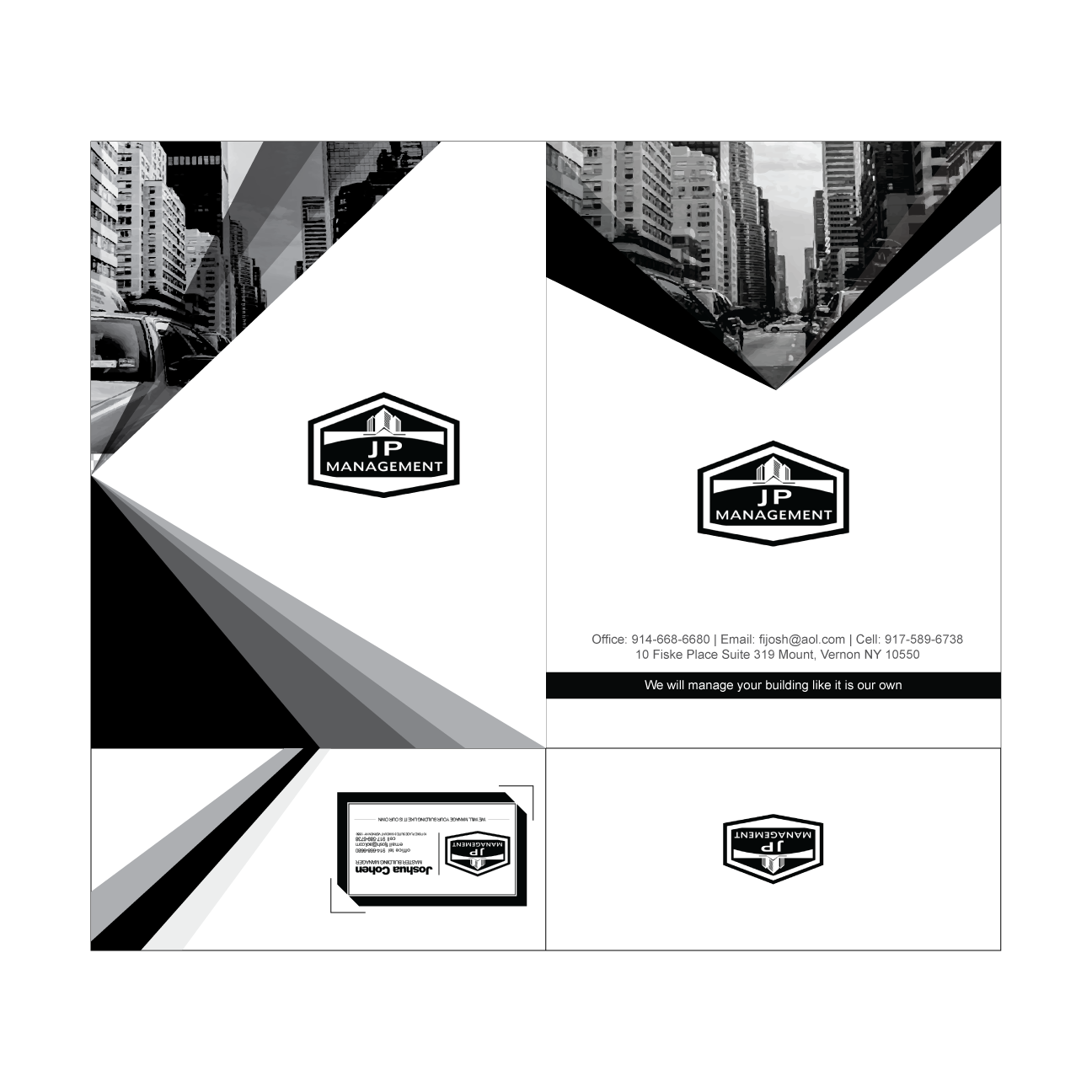 Diseño Gráfico por Annie Creative Service para jp management | Diseño #13792563