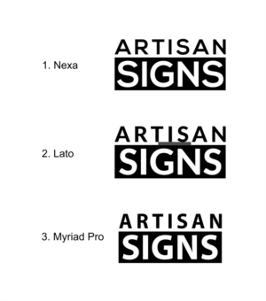 Design de Logo par ronyakiz pour Artisan Signs | Design : #14232955