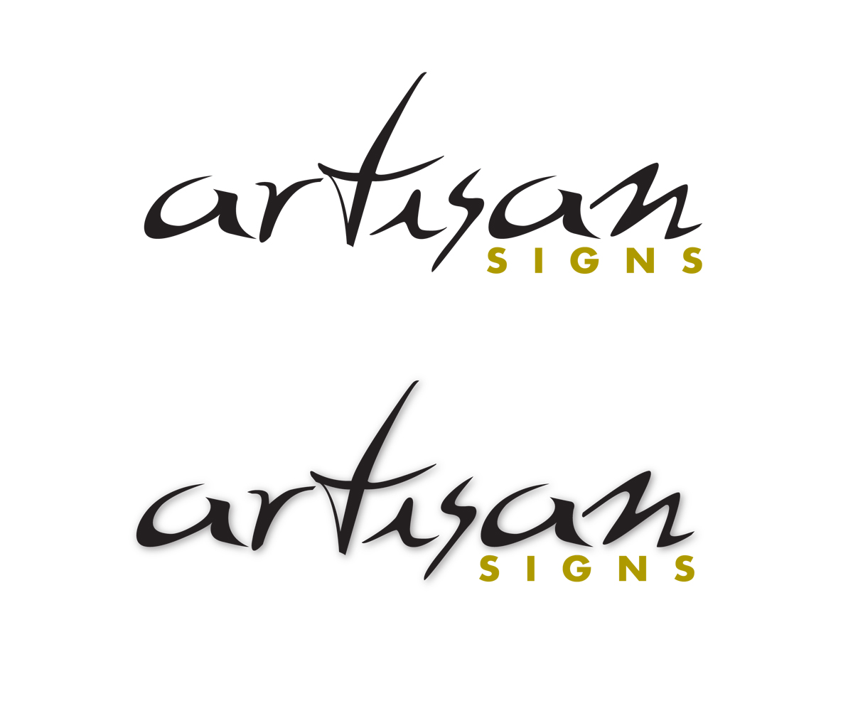 Logo Design by Halfull Media for Artisan Signs | Design #14283464