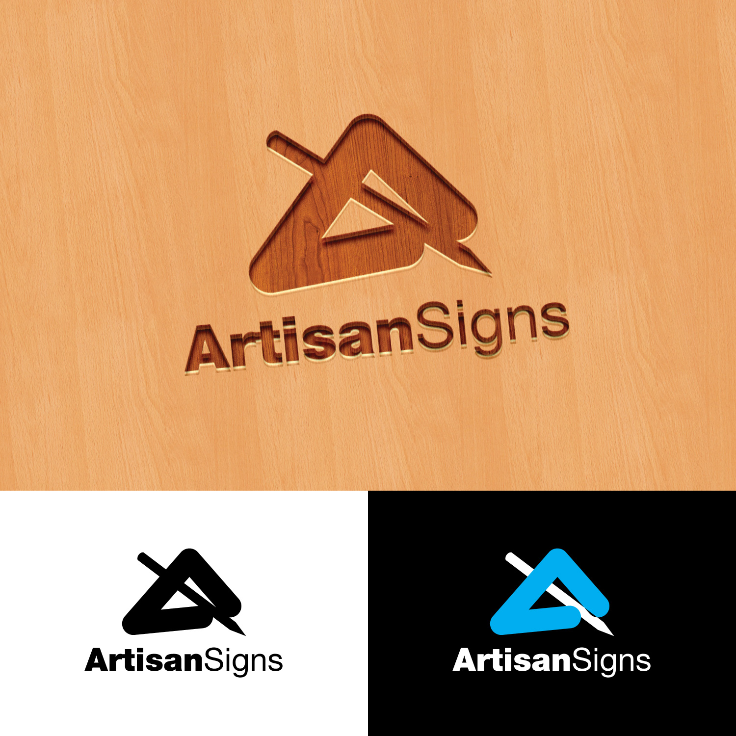 Logo Design by GMWIRE for Artisan Signs | Design #14288073