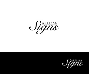 Logo Design by carina_designs for Artisan Signs | Design #14223792