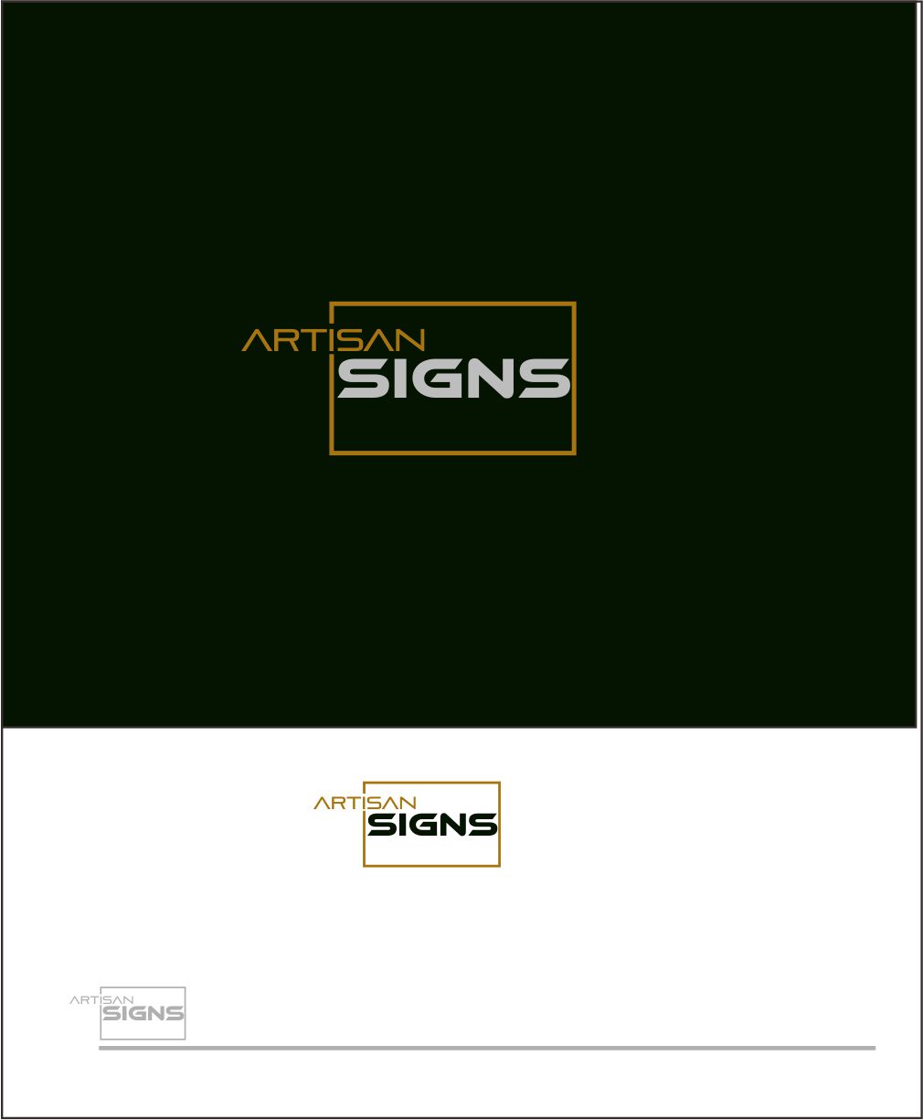 Logo Design by dclawstudio for Artisan Signs | Design #13772126