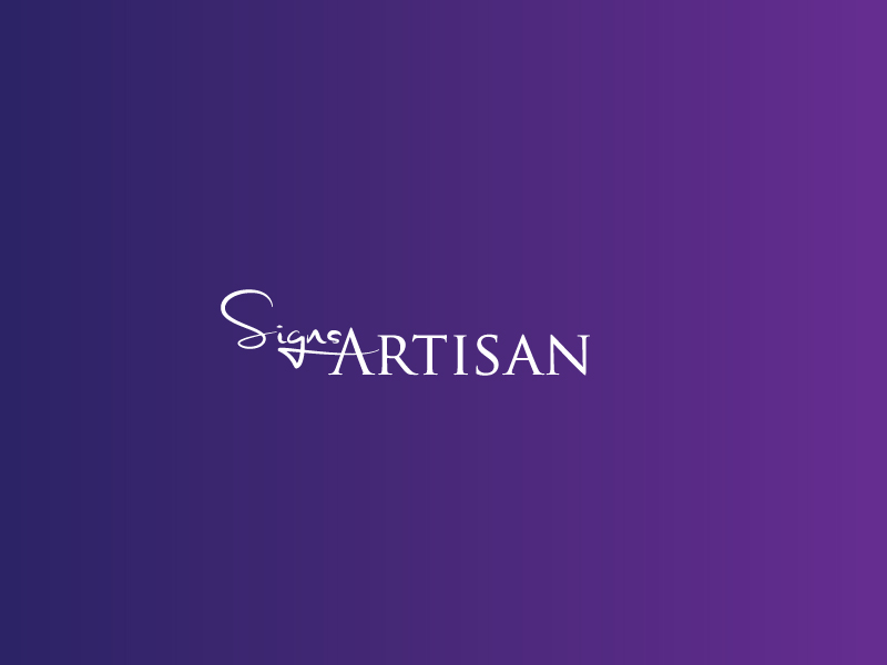 Logo Design by PETERPARKER for Artisan Signs | Design #13648493