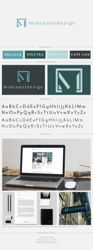 Logo Design by Maurissahunter for Midcoast Design & Drafting | Design: #13702653