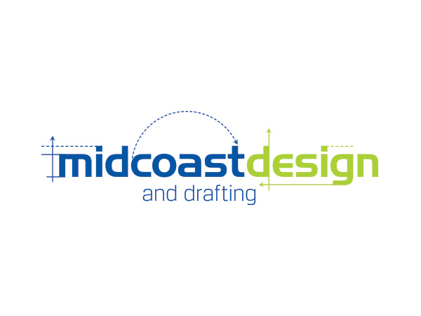 Logo Design by RD Studio for Midcoast Design & Drafting | Design #13639672