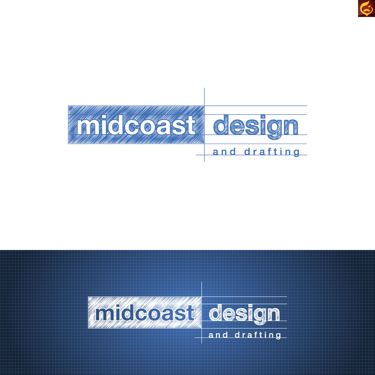 Logo Design by rdlsantos for Midcoast Design & Drafting | Design #13729829